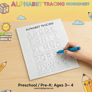 alphabet tracing worksheet