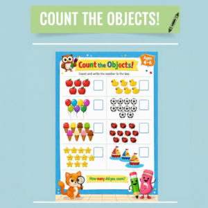 preschool math counting worksheet for kids ages 4–6